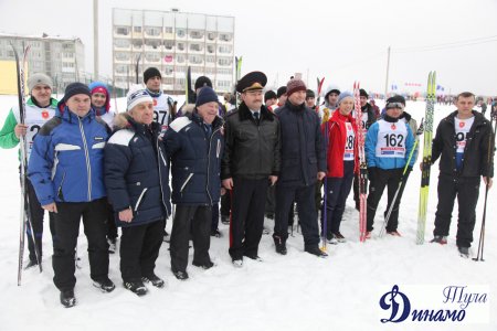 Динамовцы Тульской области активно приняли участие в «Лыжне Веденина – 2015».